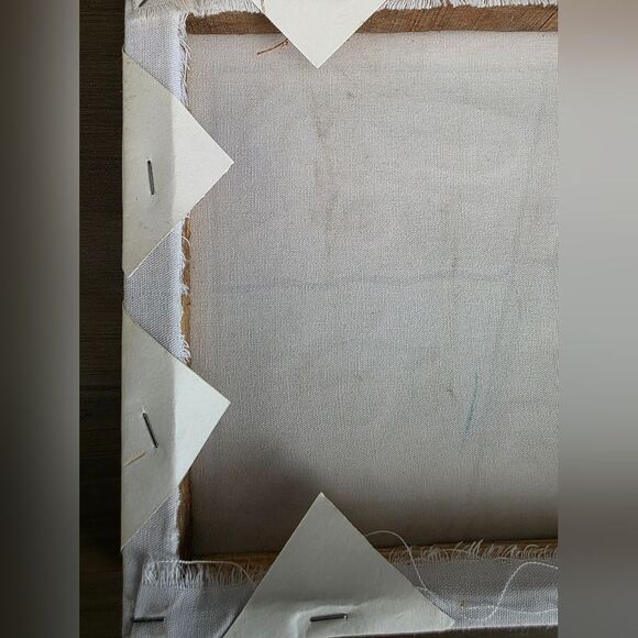 Abstract Symbolic Tribal Textured Hand Painted Wall Art Set Of 2 Signed 8x10 - Picture 6 of 8